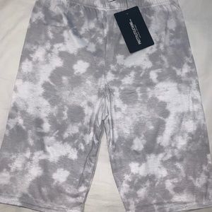 Tie dye biker shorts
